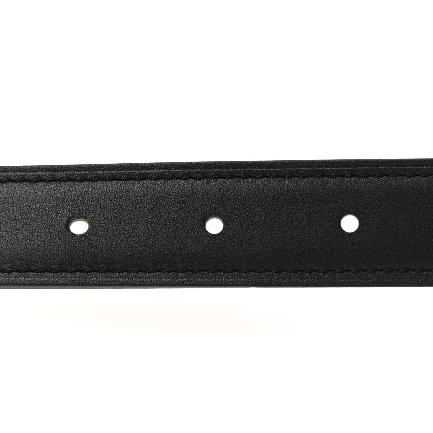 Swift Epsom 24mm Mini Constance Guilloche H Belt 95 Black Gold