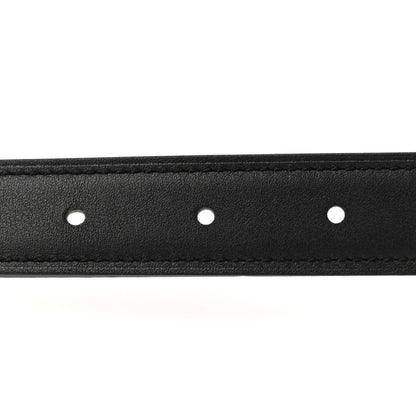 Hermes Swift Epsom 24mm Mini Constance Guilloche H Belt 95 Black Gold 3 of 7