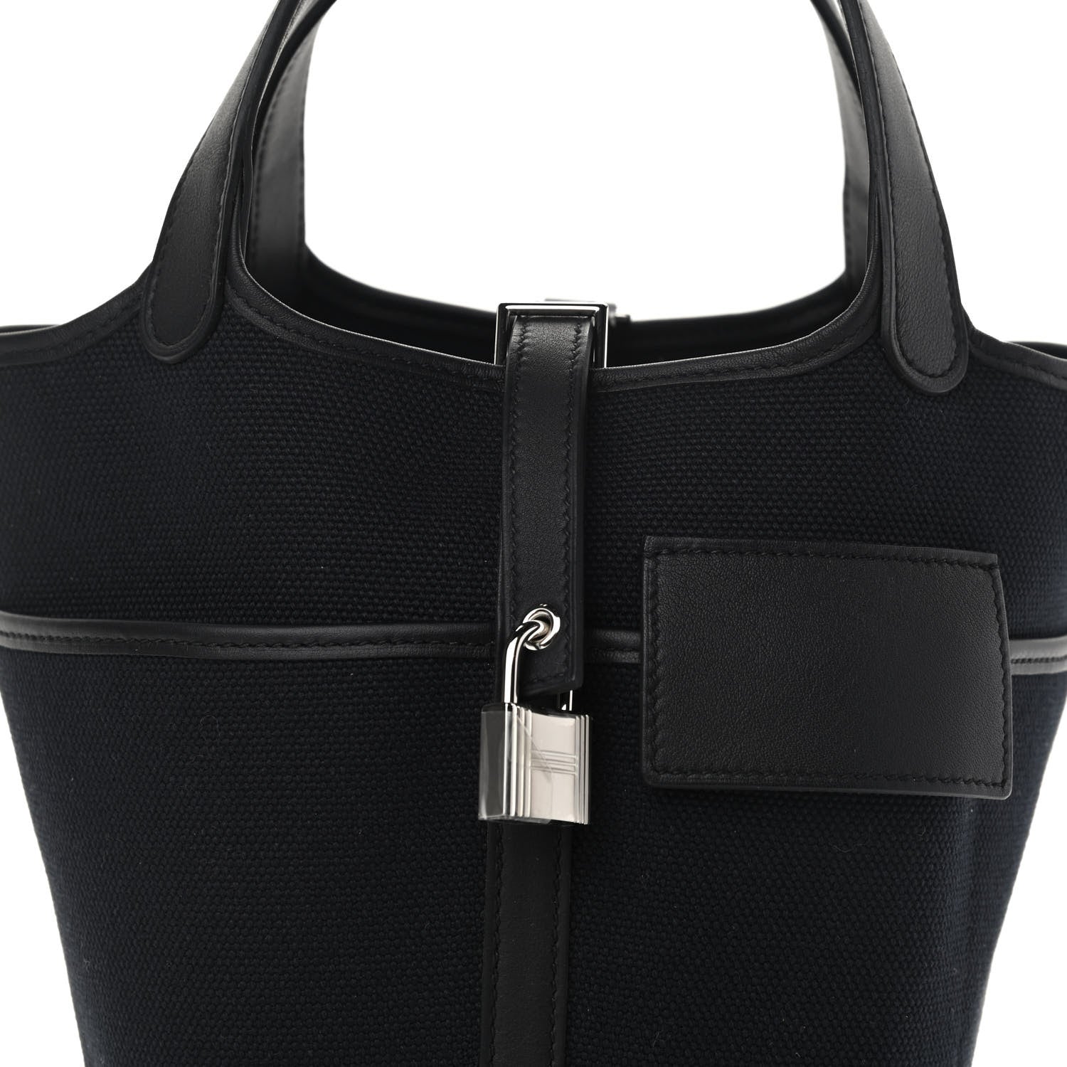 Hermes Toile Goeland Swift Cargo Picotin Lock 18 Black 8 of 10