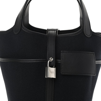 Hermes Toile Goeland Swift Cargo Picotin Lock 18 Black 8 of 10