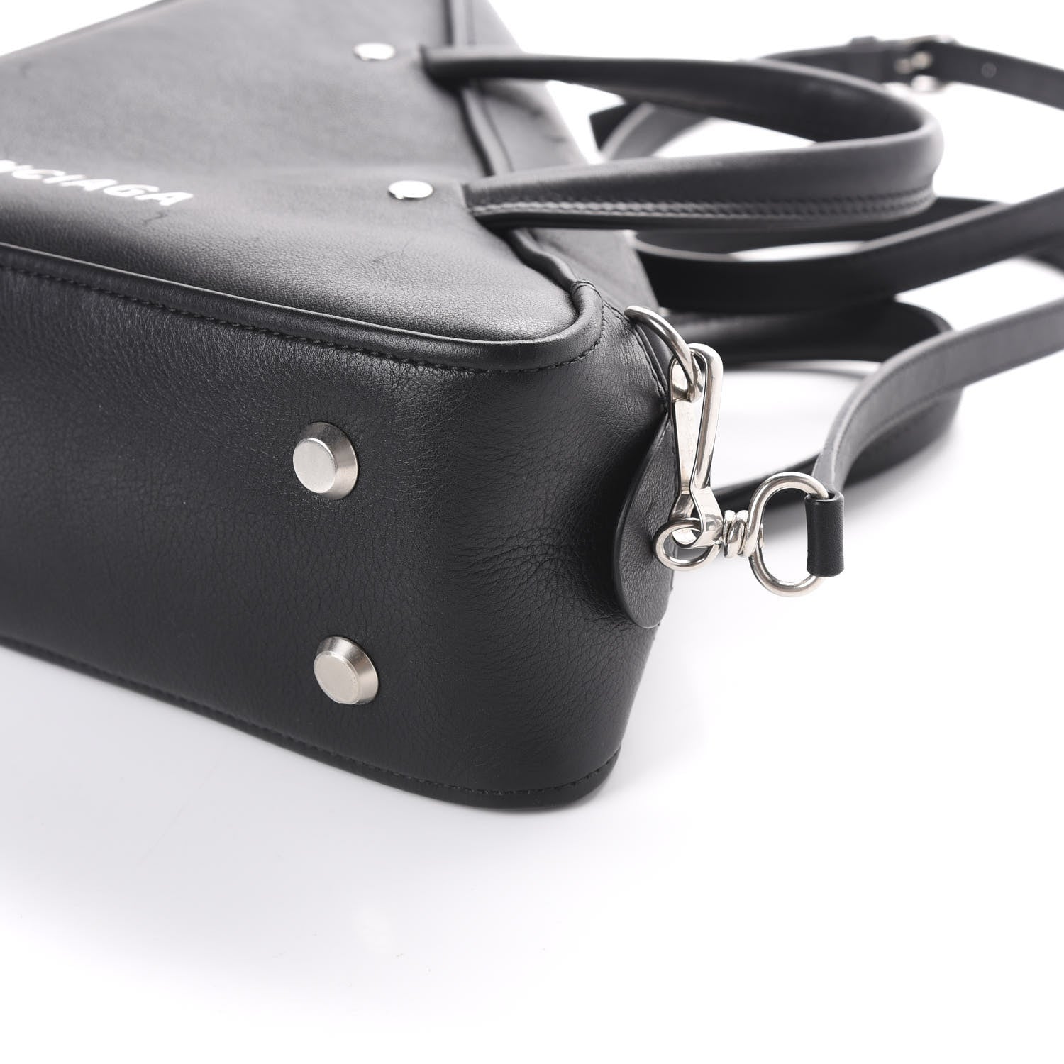 Balenciaga Calfskin S Triangle Duffle Black 8 of 8