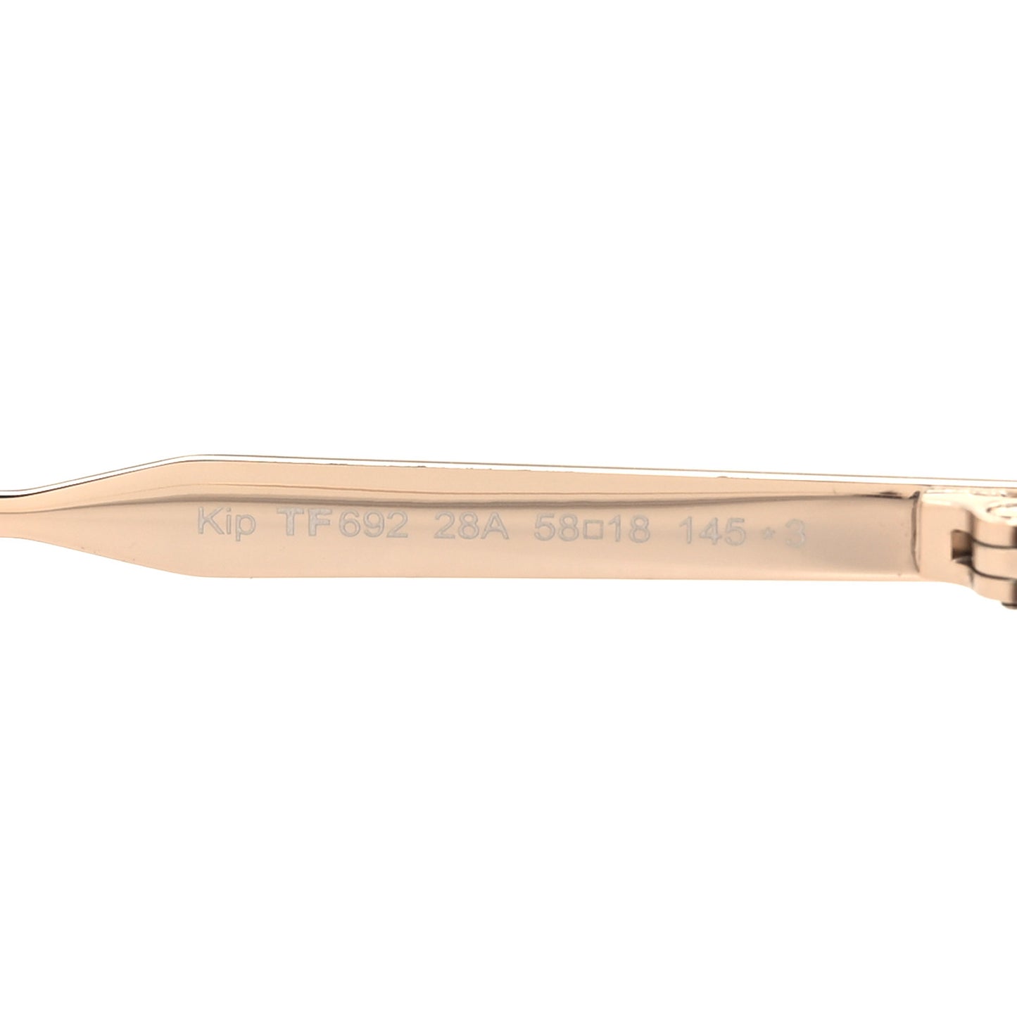 Metal Aviator Sunglasses TF692 Gold