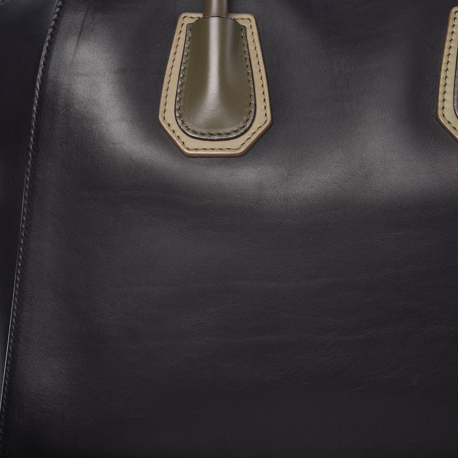 Givenchy Smooth Calfskin Medium Tri-Color Antigona Black Green 8 of 14