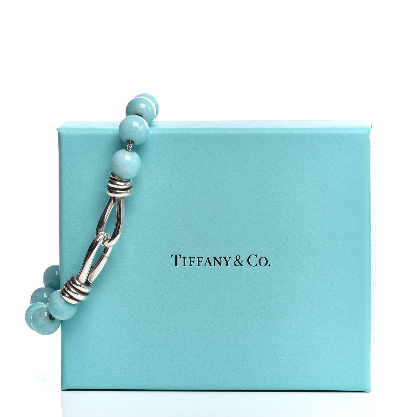 Sterling Silver Amazonite Paloma Picasso Knot Bead Bracelet