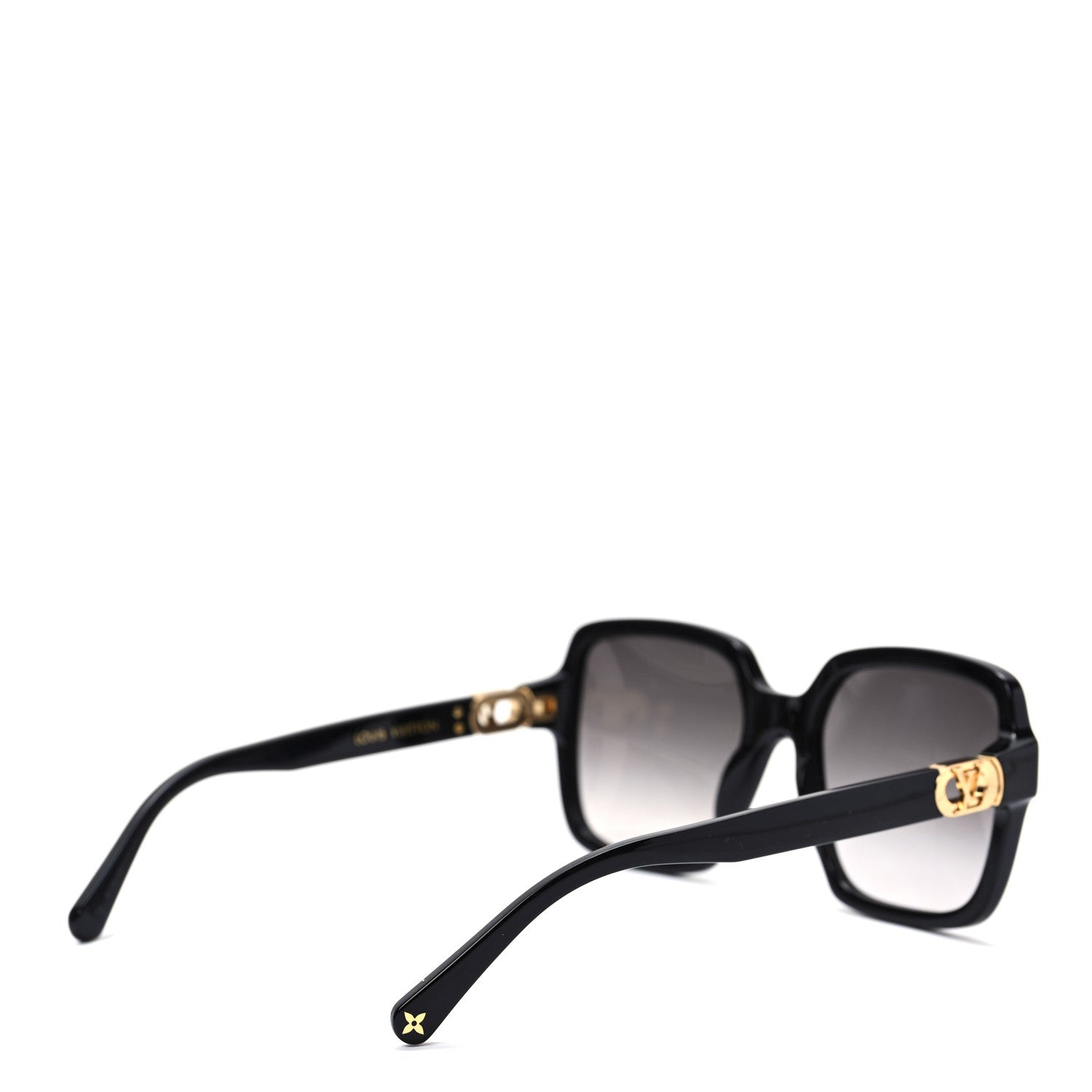 Louis Vuitton Acetate Mini Link Soft Square Sunglasses Z1727W Black 4 of 7