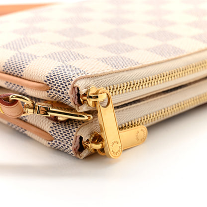Louis Vuitton Damier Azur Double Zip Pochette 12 of 12