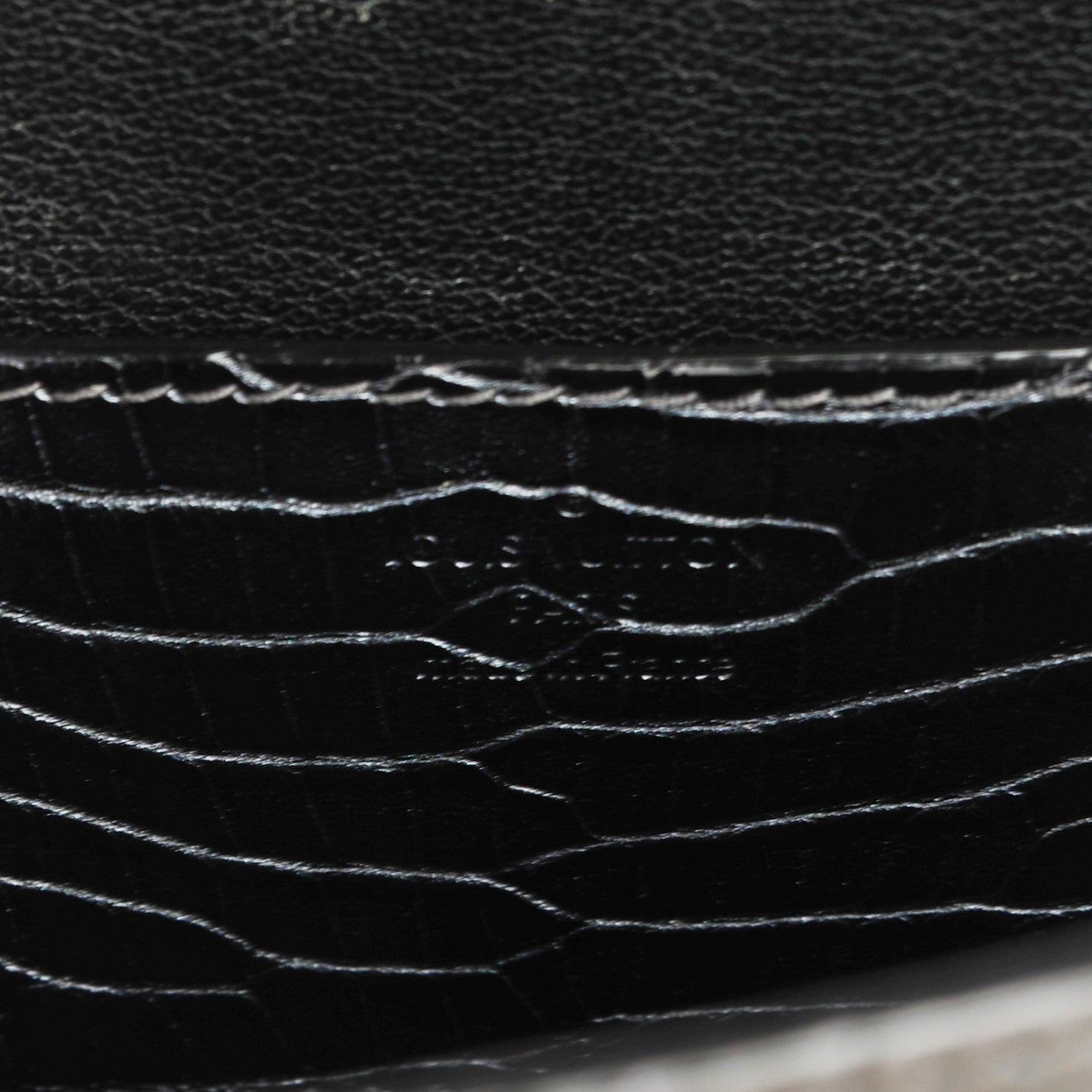 Louis Vuitton Crocodile Twist Shoulder Bag MM Black 6 of 7