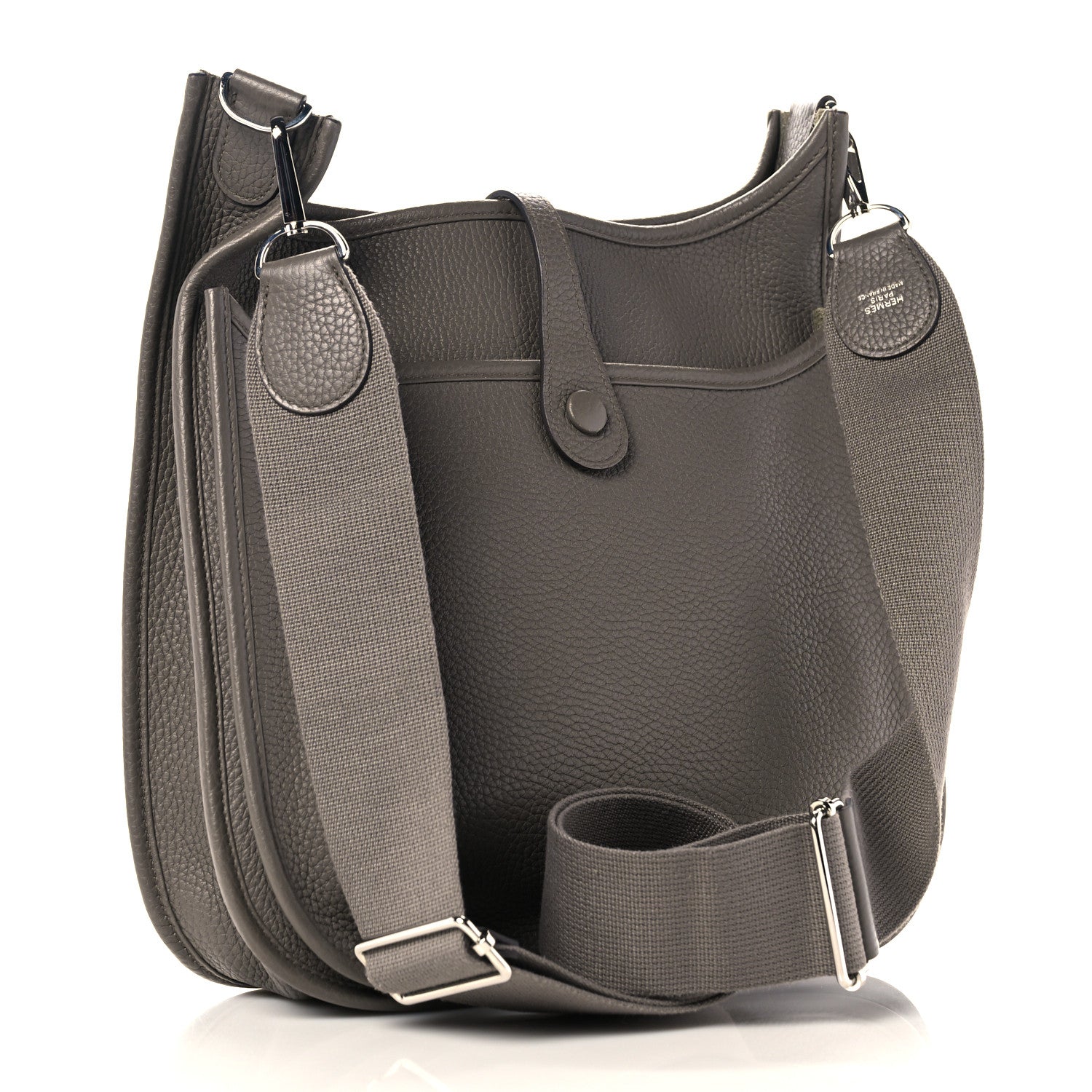 Hermes Taurillon Clemence Evelyne III PM Etain 3 of 11