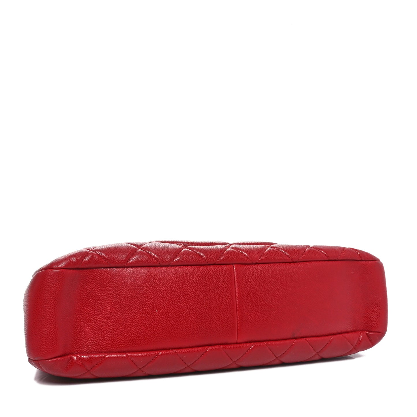 Caviar Quilted Timeless CC Soft Tote Red Red
