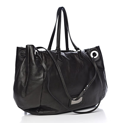 Valentino Garavani Nappa Sequin Chain Glam Tote Dark Grey 4 of 11