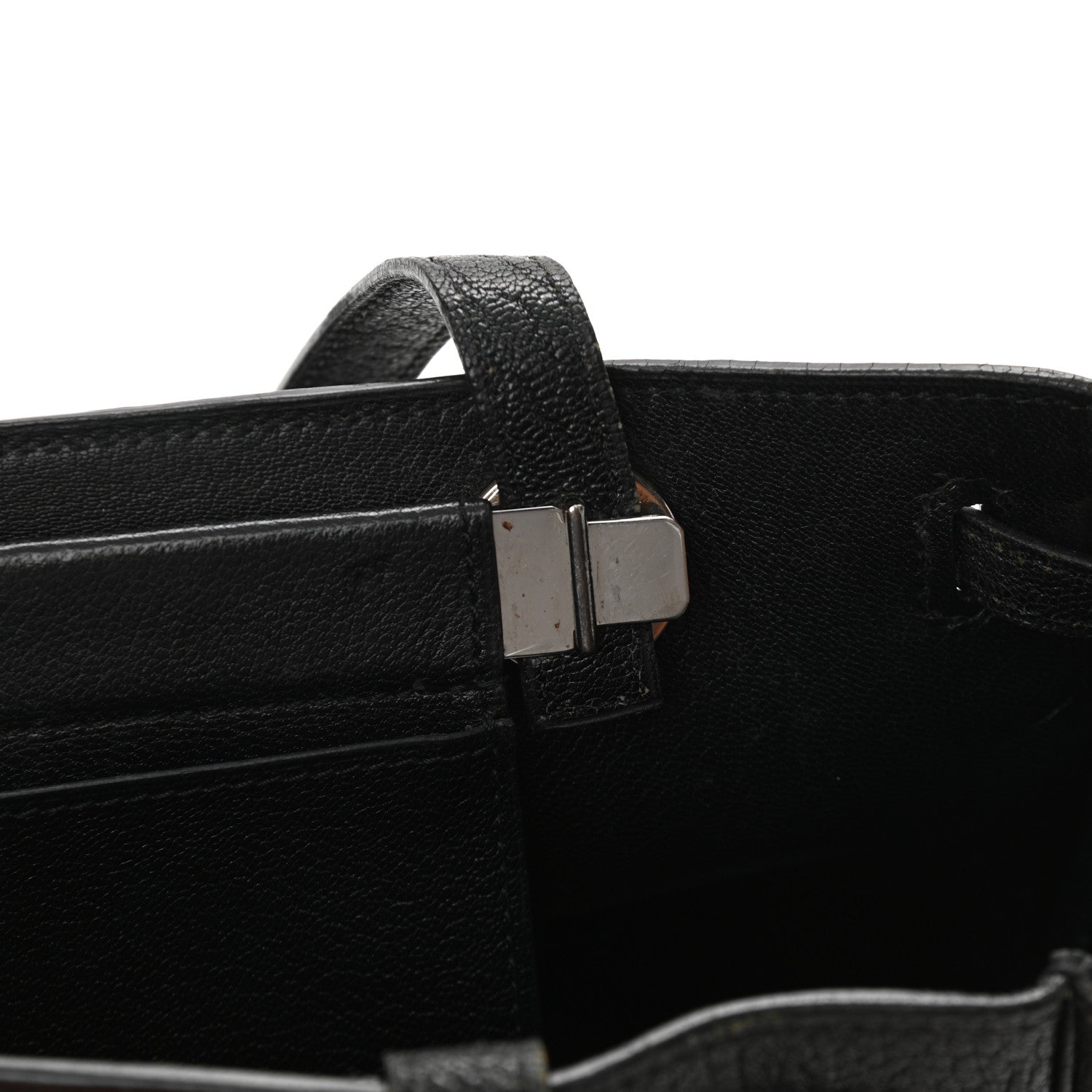 Hermes Chevre de Coromandel Cabana Tote Black 10 of 12