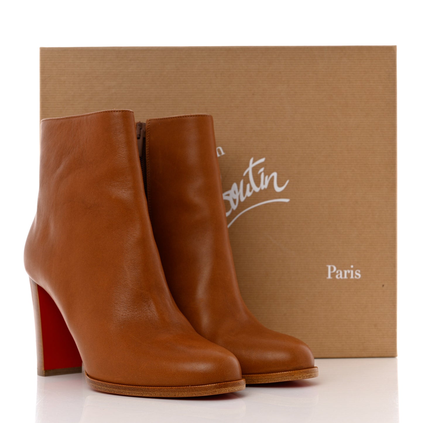 Calfskin Adox 85 Ankle Boots 39 Caramel