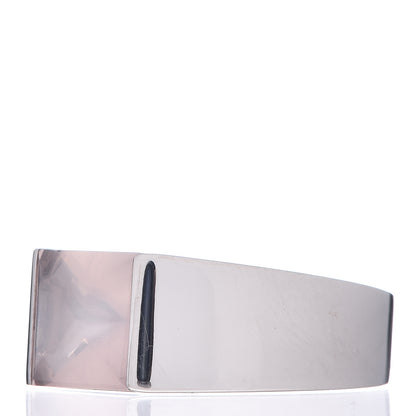 Cartier 18K White Gold Rose Quartz Tank Ring 50 5.25 3 of 6