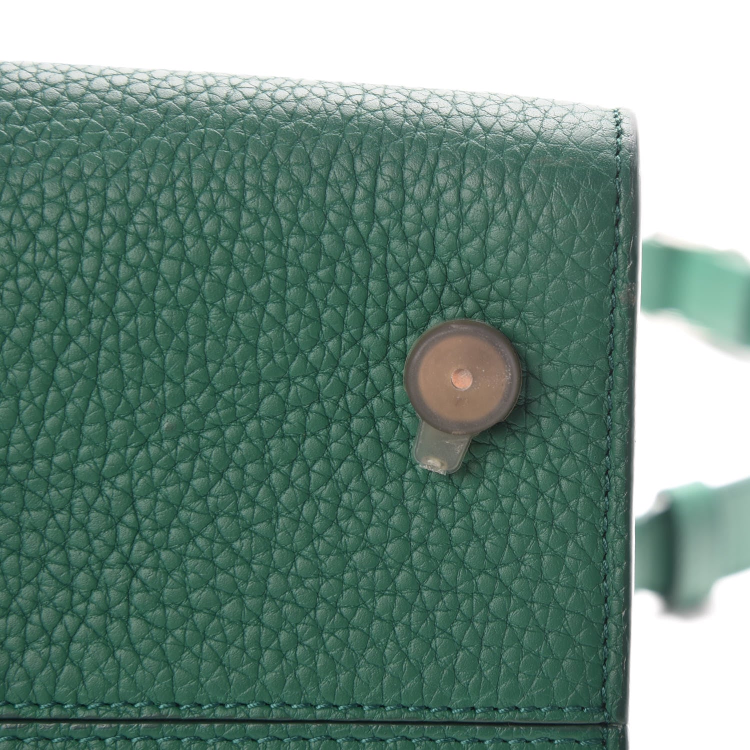 Christian Dior Grained Calfskin Medium Diorever Flap Green 10 of 13