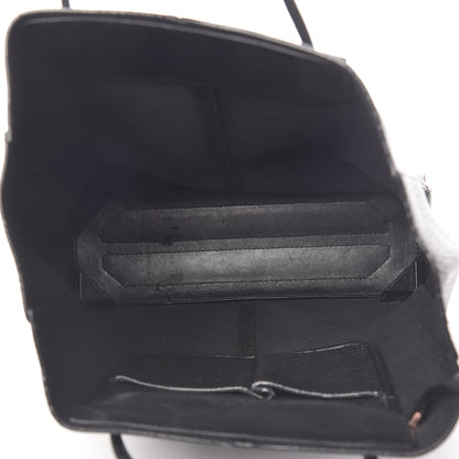 Alexander Wang Pebbled Calfskin Large Prisma Skeletal Tote Black Rose Gold Hardware 6 of 25