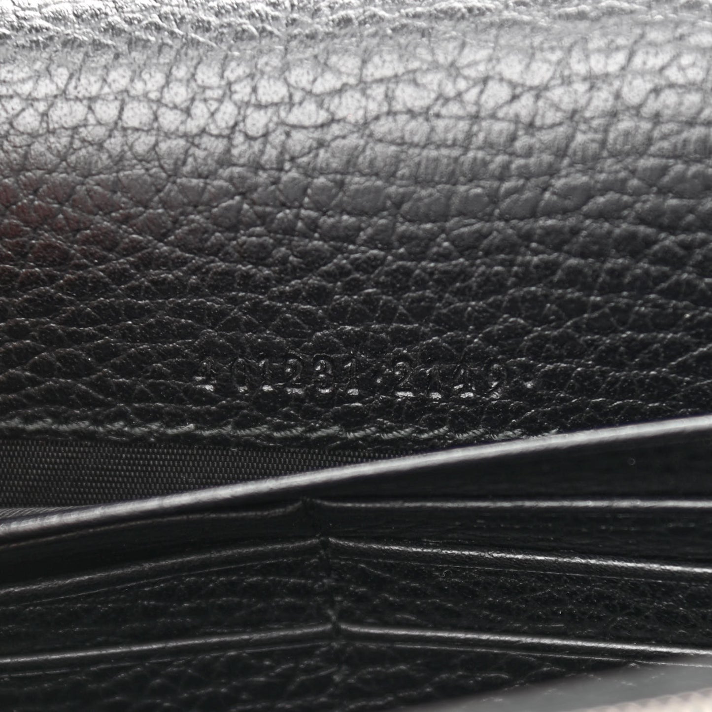Calfskin Mini Dionysus Chain Wallet Black