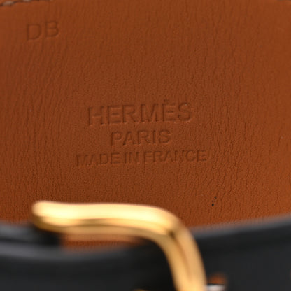 Hermes Swift Heritage Equestre Cuff Bracelet T2 Black 4 of 5