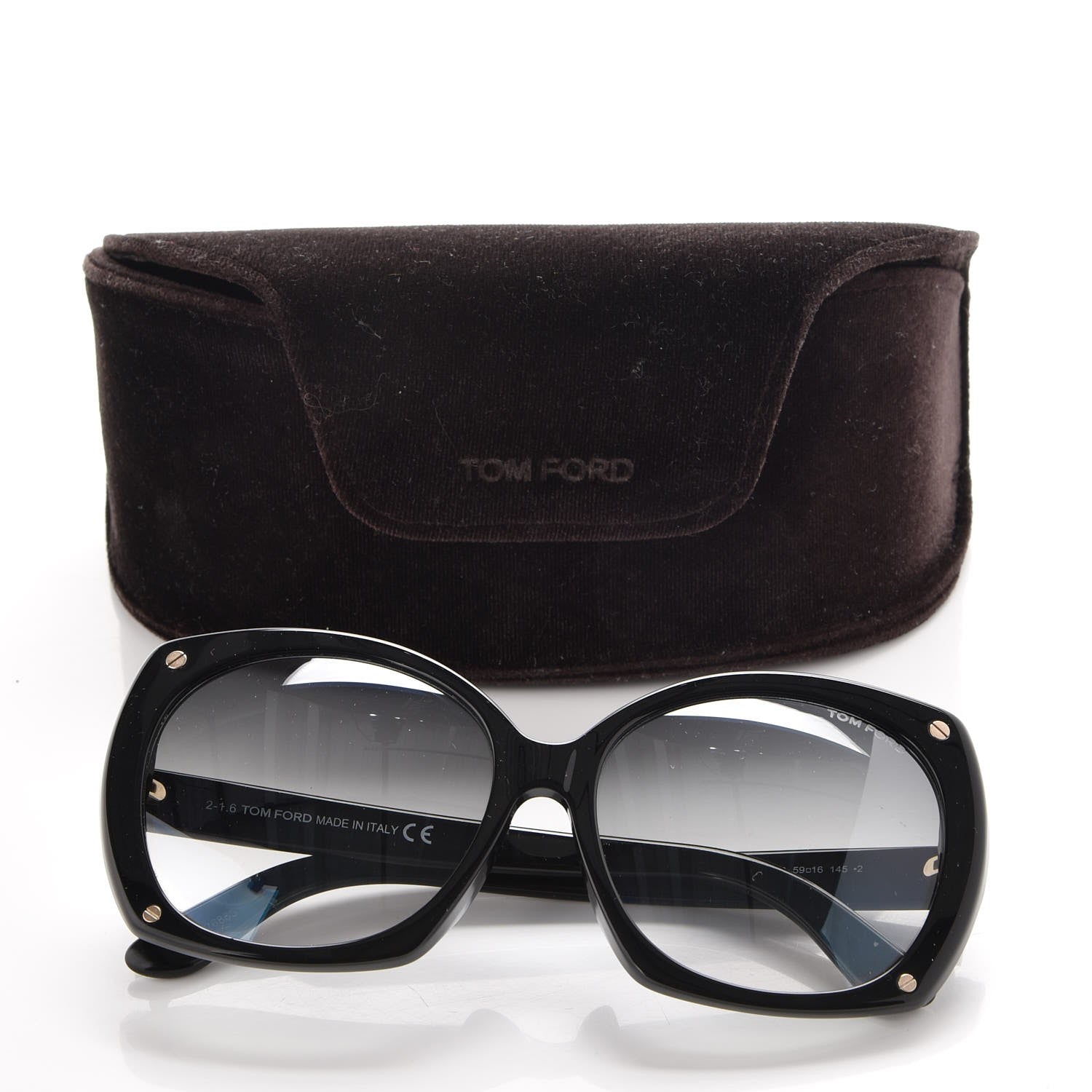 Tom Ford Gabriella Sunglasses TF362 Black 8 of 8