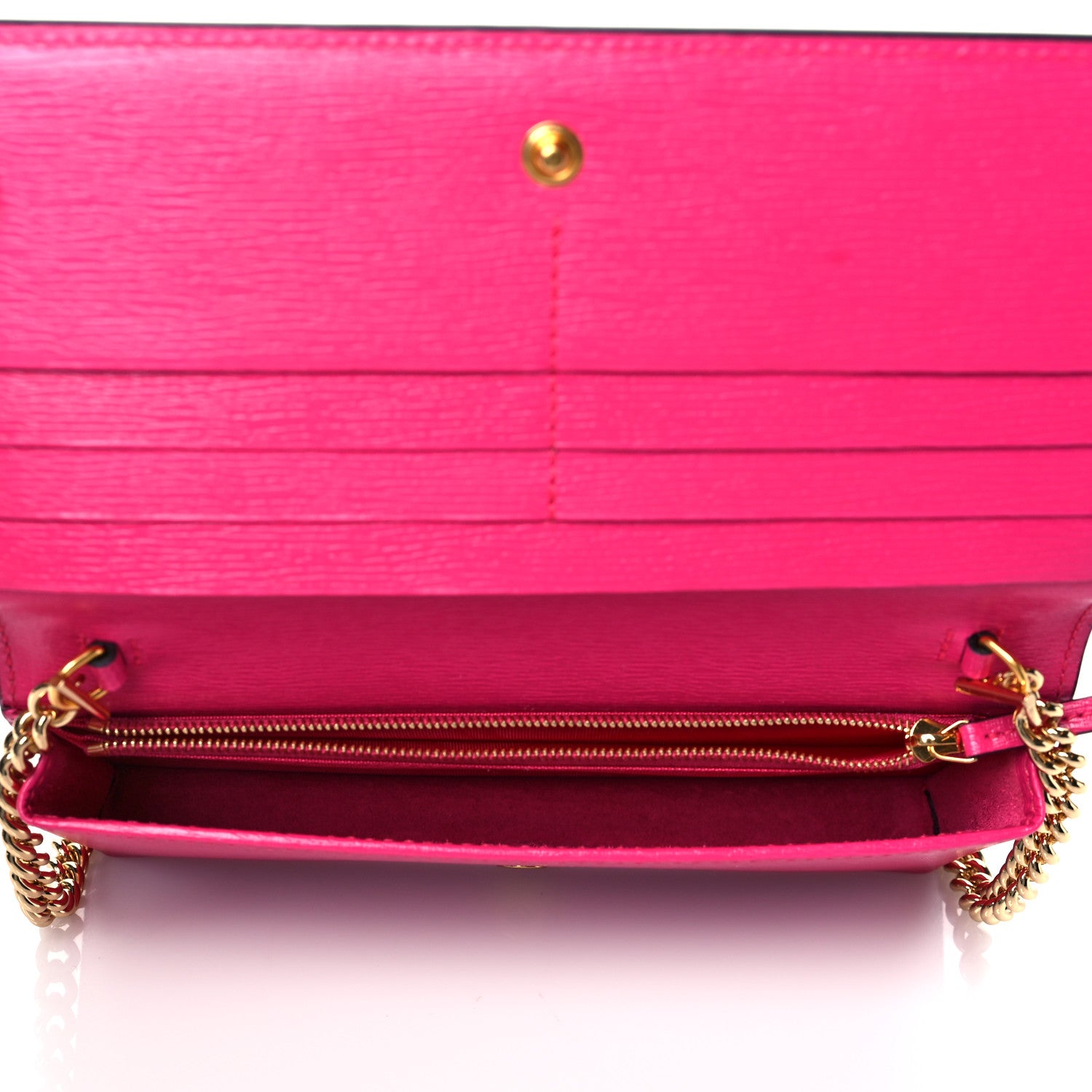Gucci X KEN SCOTT Shangai Calfskin Pomponica Print Horsebit 1955 Wallet On Chain Multicolor Fuxia Pompon 5 of 9