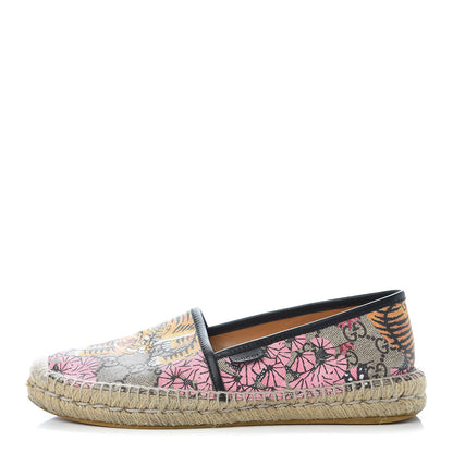 Gucci GG Supreme Monogram Bengal Espadrilles 38 Beige Pink 1 of 8