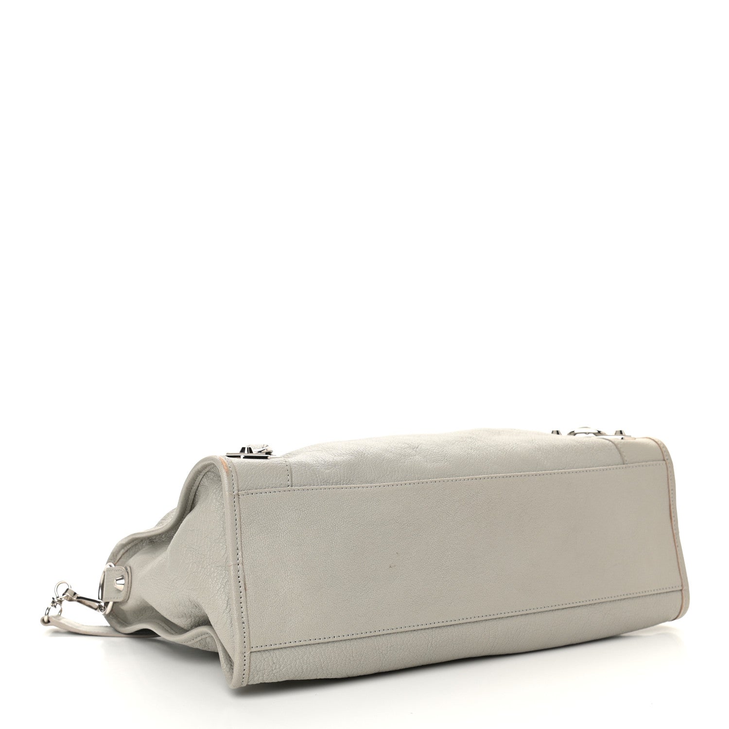 Balenciaga Chevre Silver Metallic Edge Hardware City Gris Glace 4 of 10