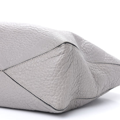 Burberry Heritage Grain Check Embossed Medium Dewsbury Tote Pale Grey 10 of 16