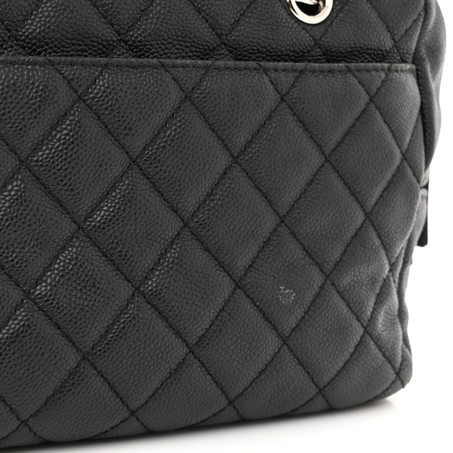 Chanel Caviar Quilted Travel Flap Tote Black 14 of 18