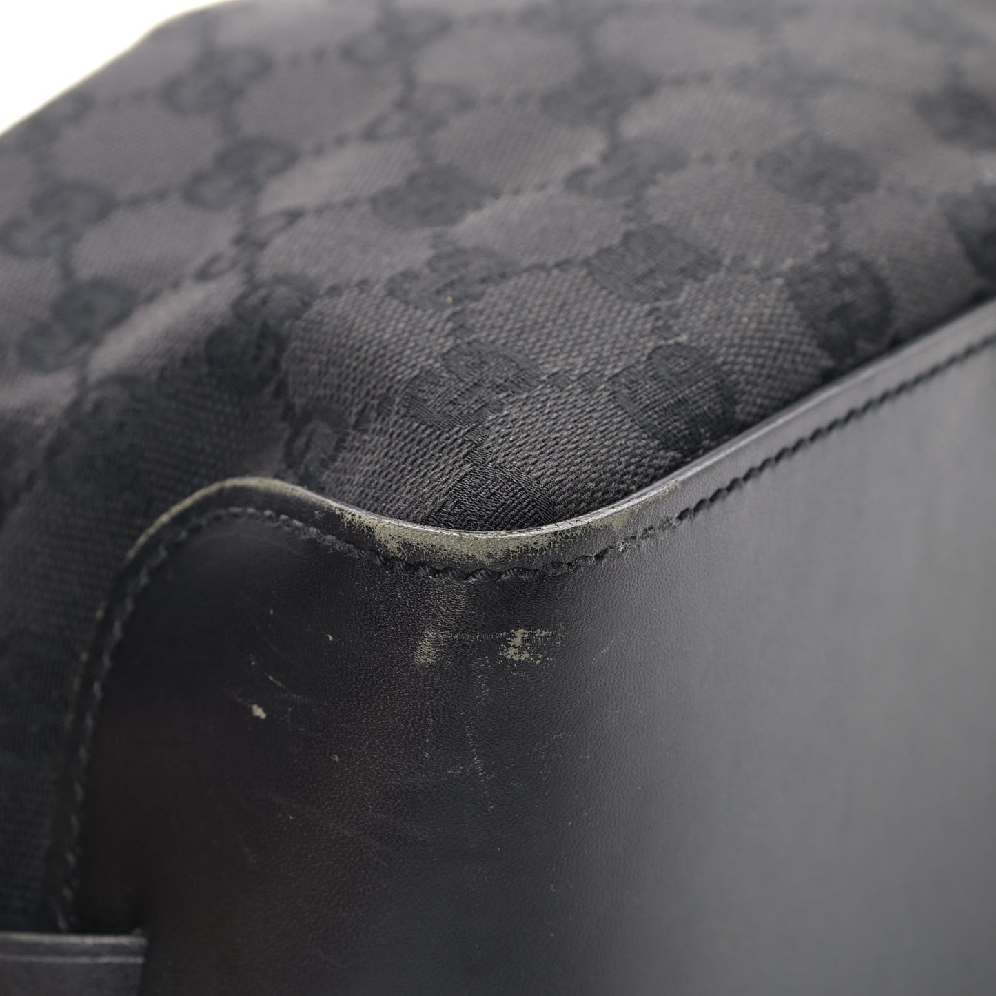 Monogram Large Tote Black