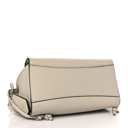 Mulberry Heavy Grain Small Iris Tote Chalk Midnight 4 of 10