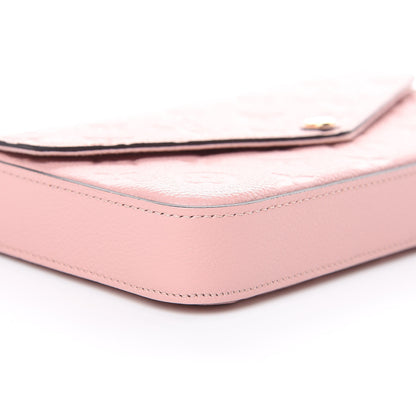 Louis Vuitton Empreinte Pochette Felicie Chain Wallet Rose Poudre 10 of 13