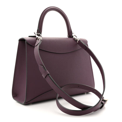 Moynat Carat Calfskin Gabrielle PM Eggplant 3 of 14