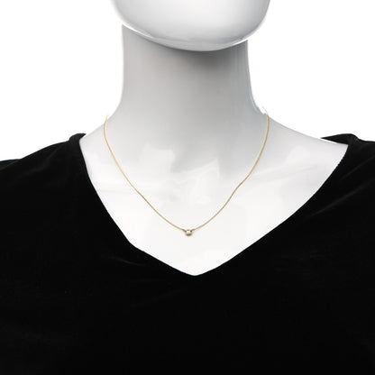 Tiffany 18K Yellow Gold Diamond .28ct Elsa Peretti Diamonds by the Yard Pendant Necklace 2 of 8