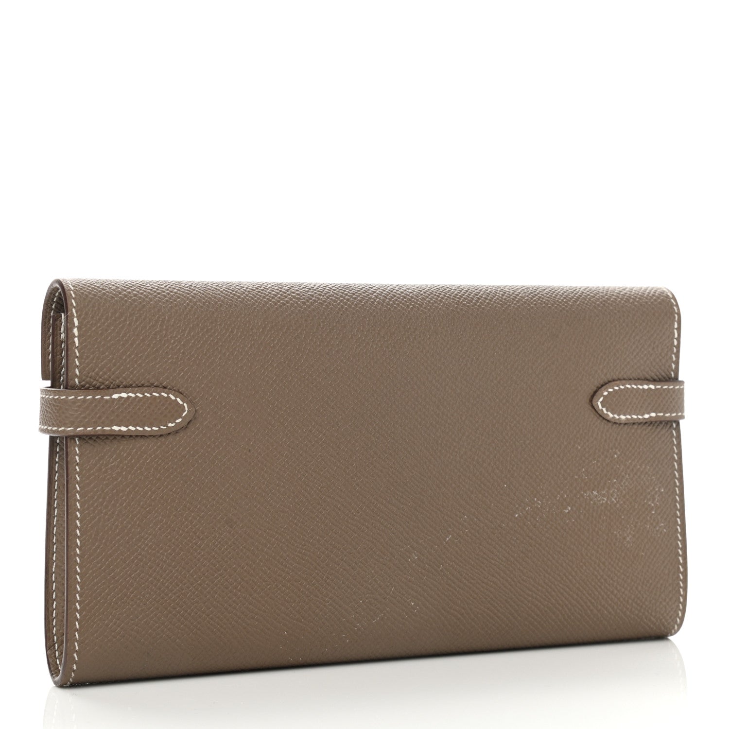 Hermes Epsom Kelly Longue Wallet Etoupe 3 of 10