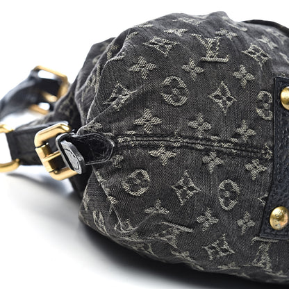 Louis Vuitton Denim Neo Cabby MM Black 9 of 11