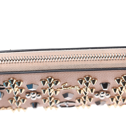 Christian Louboutin Calfskin Loubinthesky Panettone Wallet Nude Multimetal 10 of 10