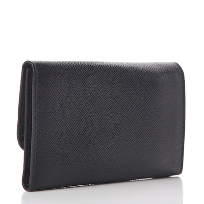 Prada Saffiano Metal 6 Key Holder Black 3 of 8