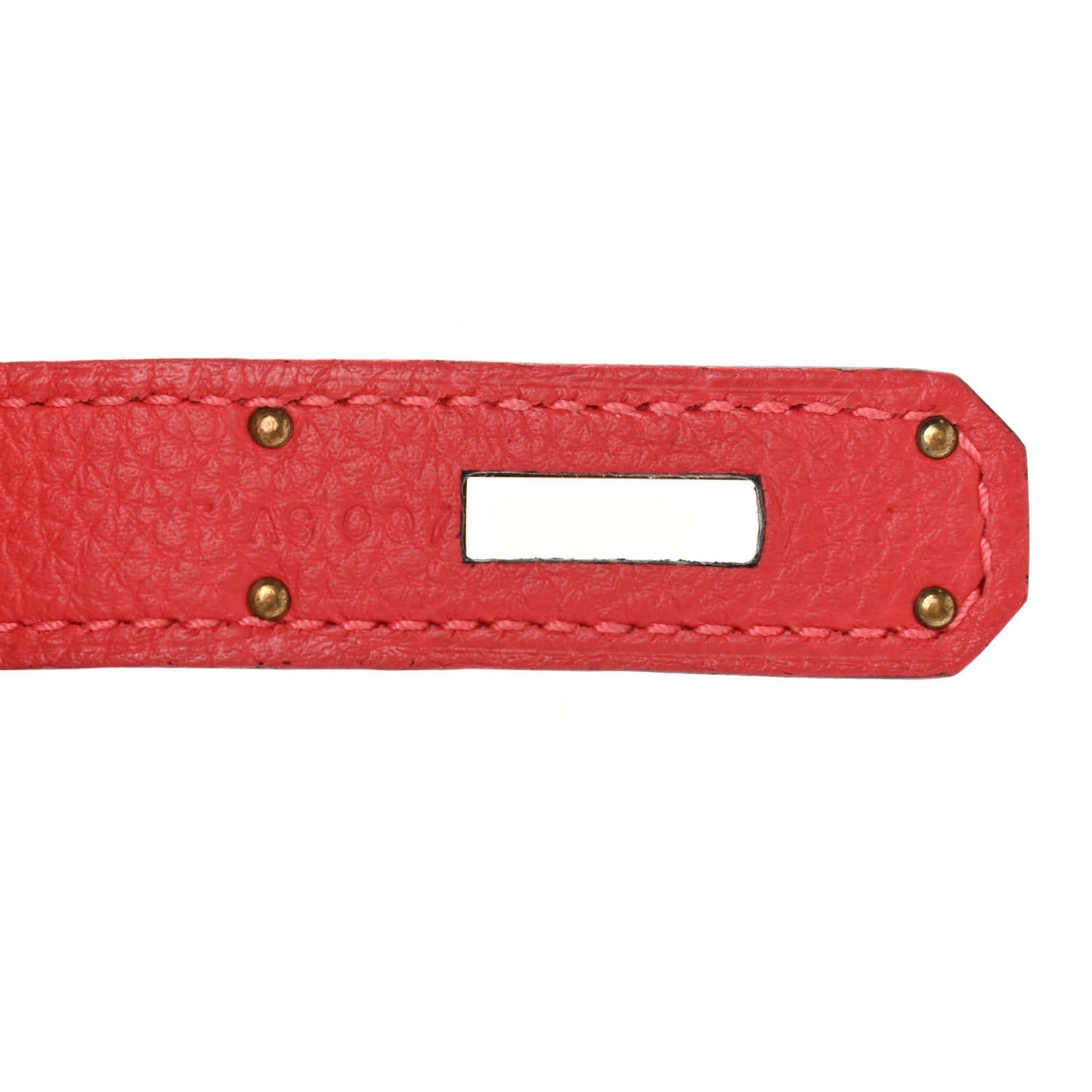 Togo Bi Color Horseshoe Birkin 35 Rouge Pivoine Gris Tourterelle