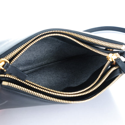 Celine Lambskin Small Trio Crossbody Bag Black 5 of 8
