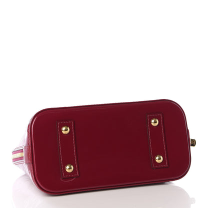 Louis Vuitton Vernis Alma BB Magenta 3 of 8