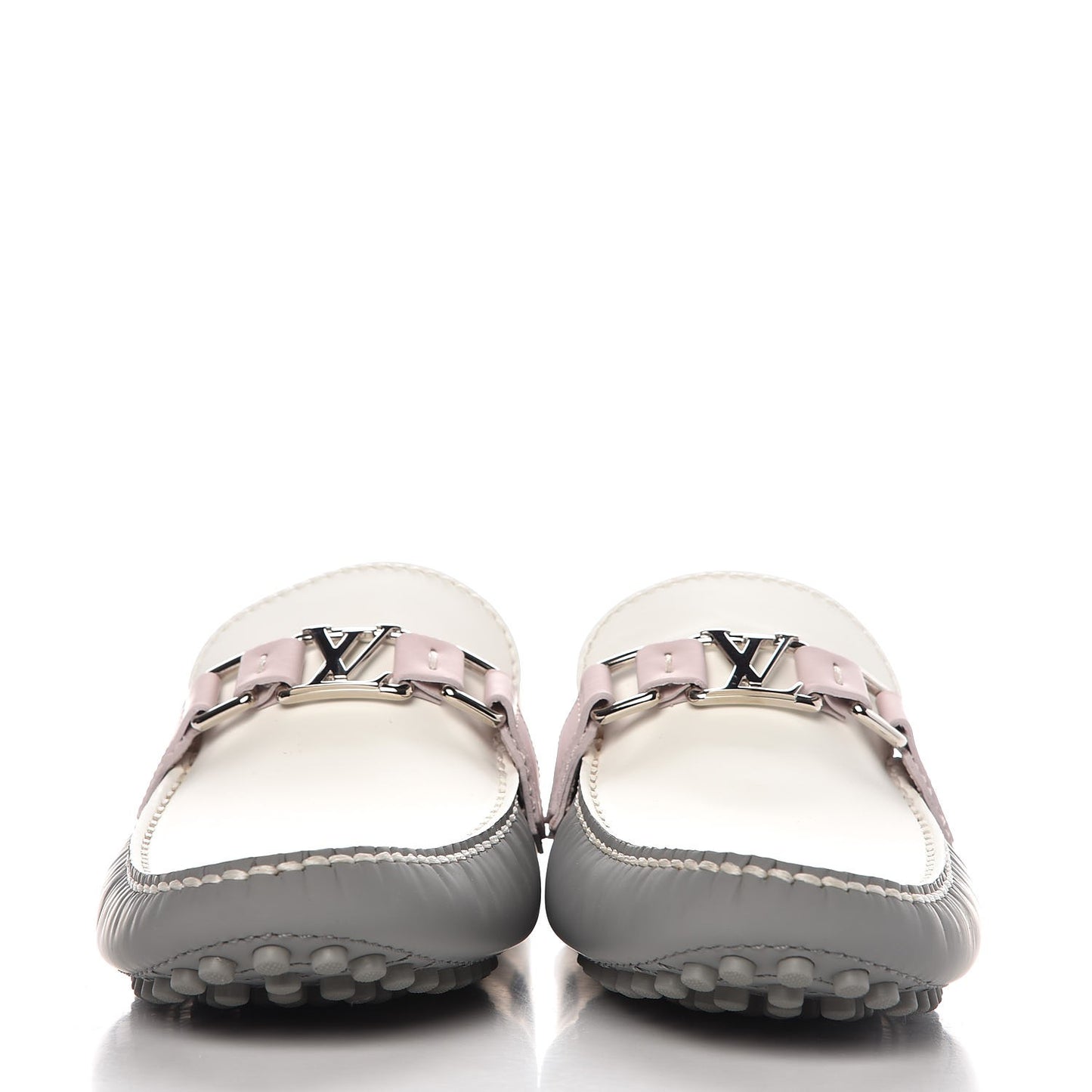 Rubber Mens Hockenheim Mocassins 6 Grey Pink