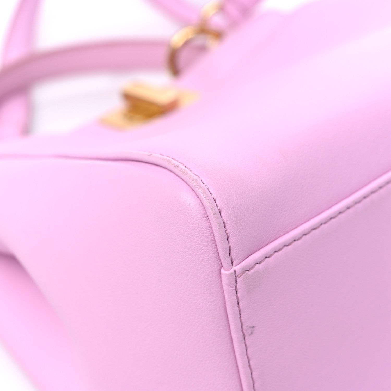 Fendi Nappa Stacked Bar Mini Peekaboo Iconic Satchel Lavanda 10 of 11