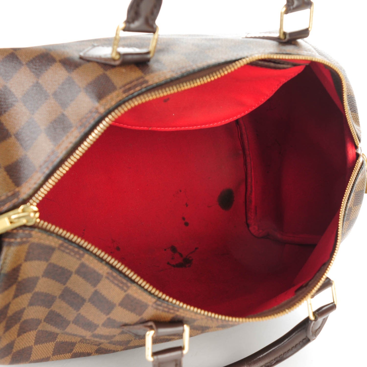 Louis Vuitton Damier Ebene Speedy 35 6 of 11