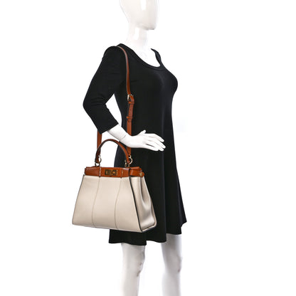Fendi Lambskin Medium Peekaboo Iconic Satchel 2 of 11