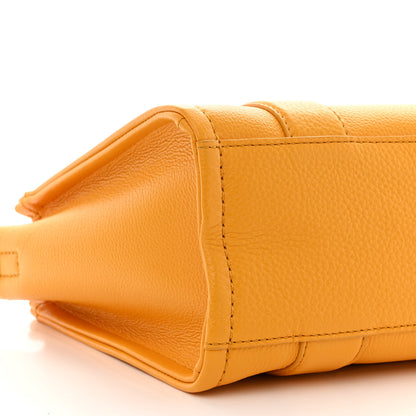 Marc Jacobs Grained Calfskin Small The Tote Bag Artisan Gold 9 of 10