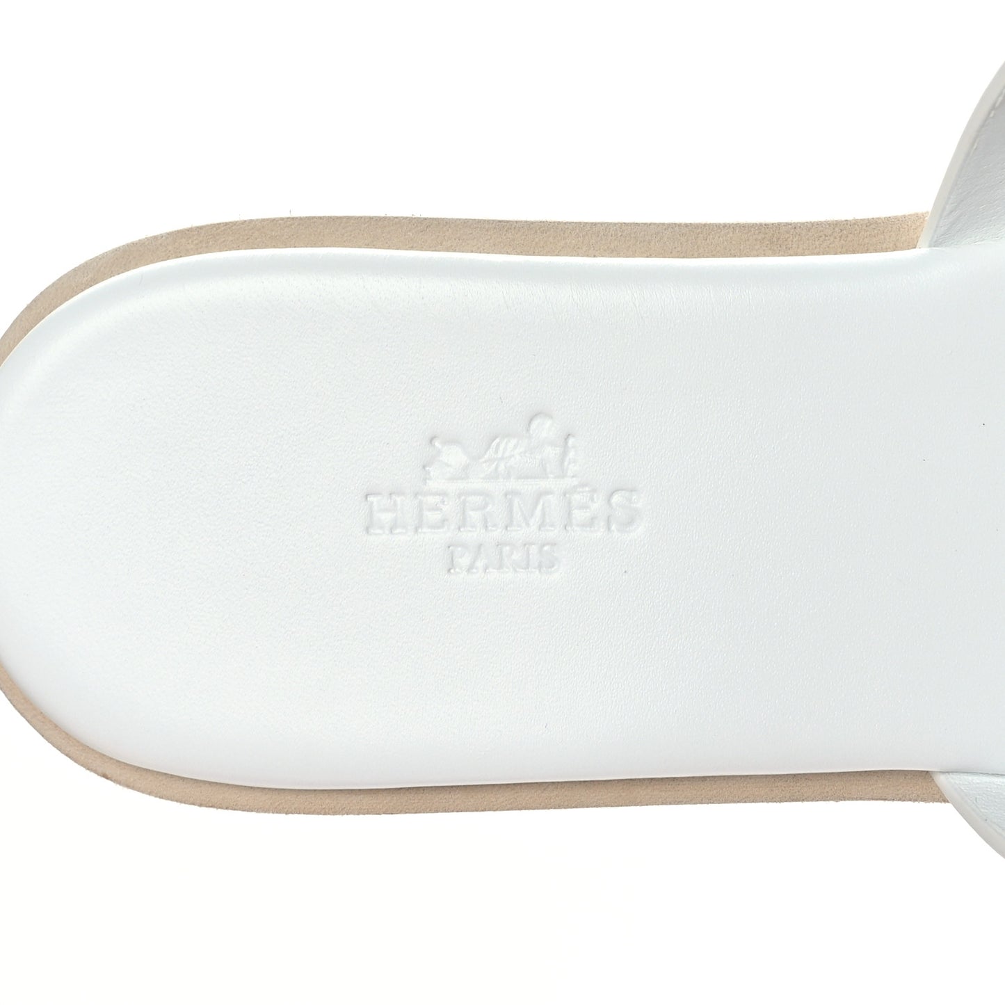 Calfskin Cork Eze 30 Sandals 39 White