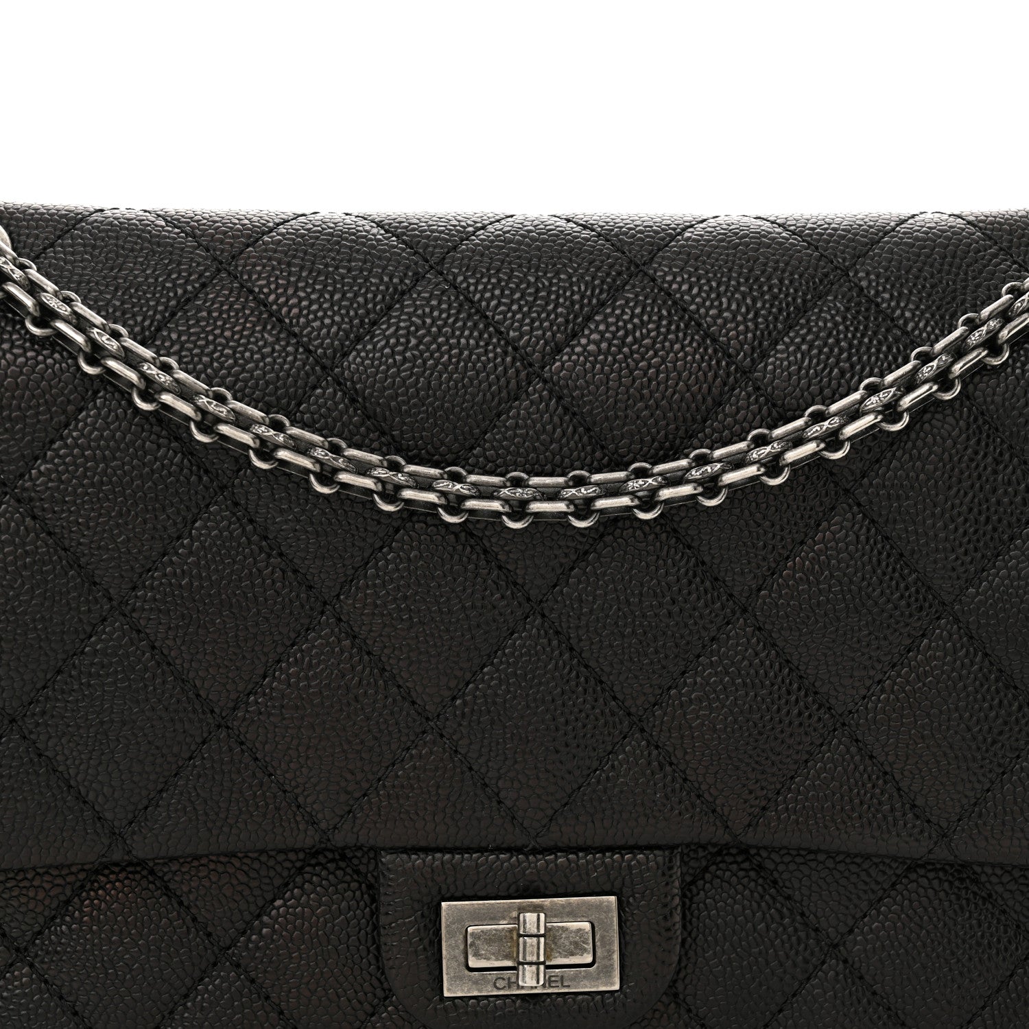Chanel Caviar Quilted 2.55 Reissue 226 Flap Black 8 of 12