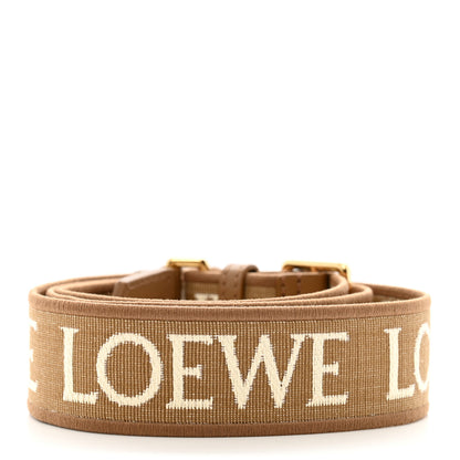 Loewe Calfskin Jacquard Anagram Strap Oak 2 of 4