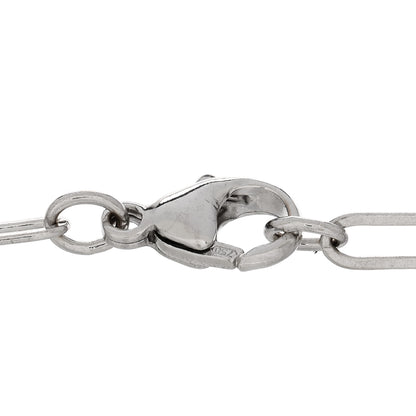 Tiffany 18K White Gold Diamond Hearts Charm Bracelet 3 of 4