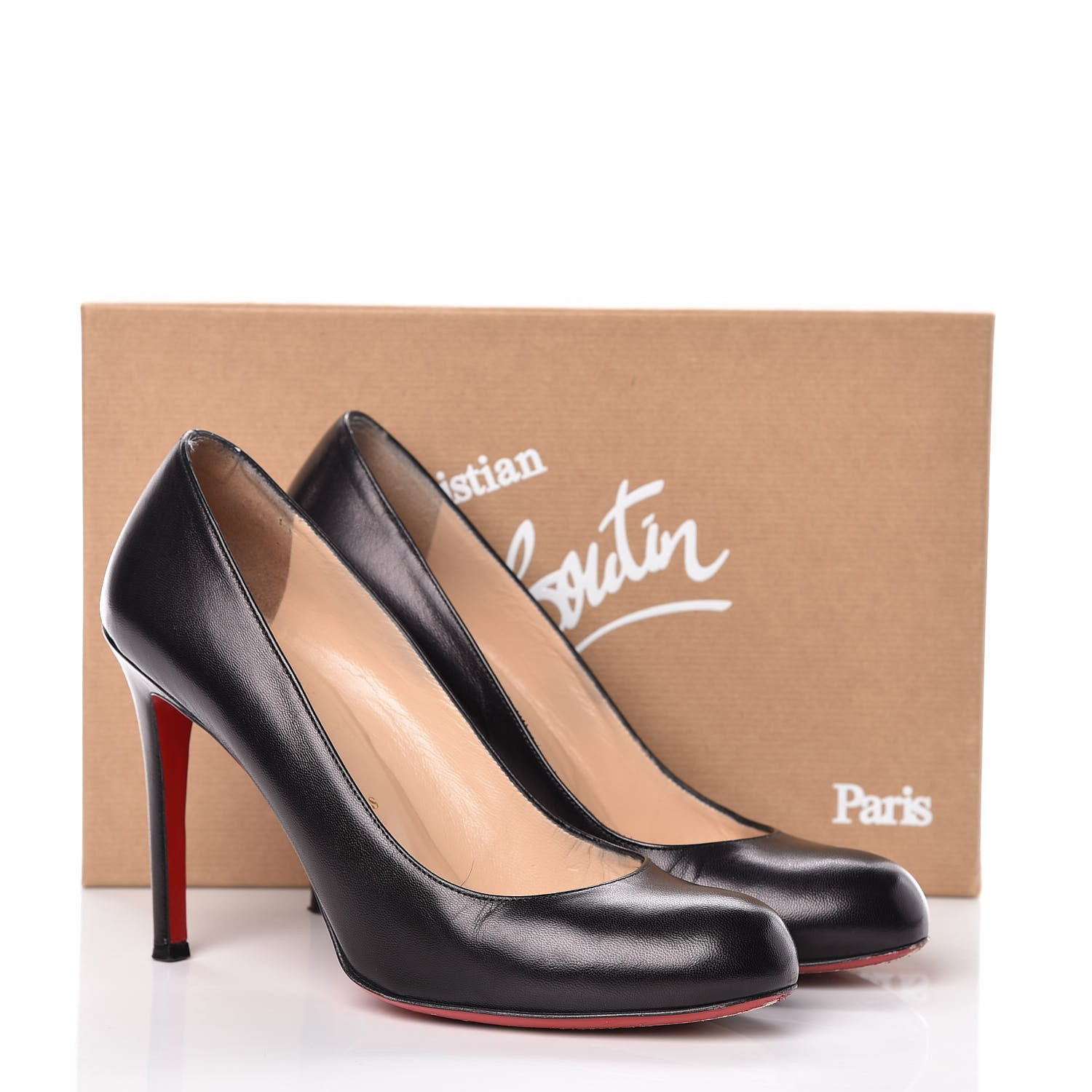 Christian Louboutin Kid Simple 100 Pumps 38 Black 13 of 13