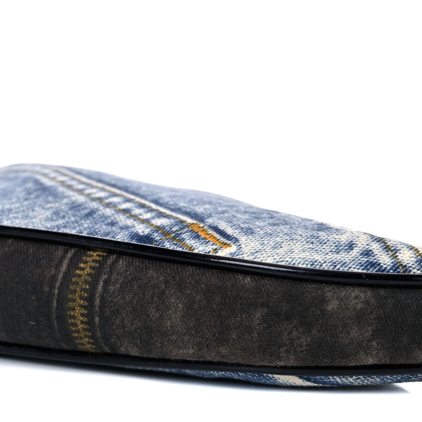 Denim Saddle Pochette Blue